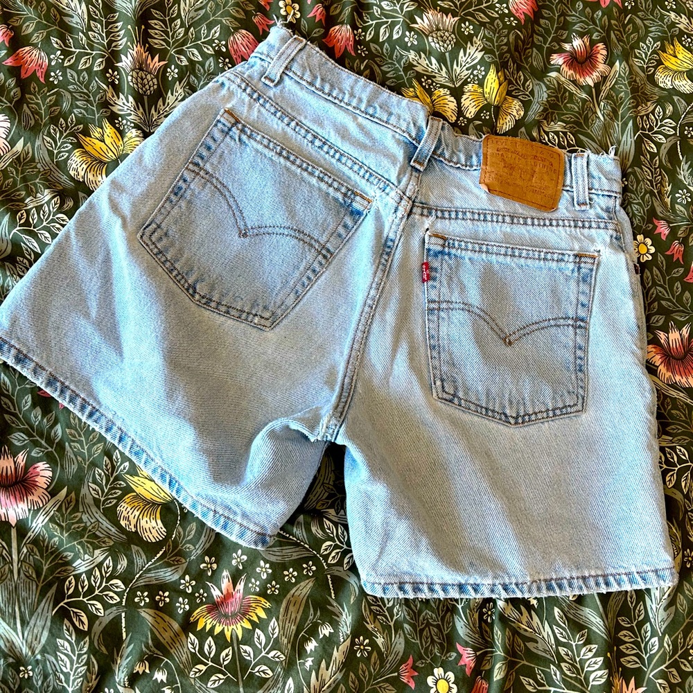 Levi’s 90´s Vintage Denim Shorts | Orange Tab | Size: 8 (26~27) | Light Blue